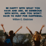 Be-happy-with-what-you've got!