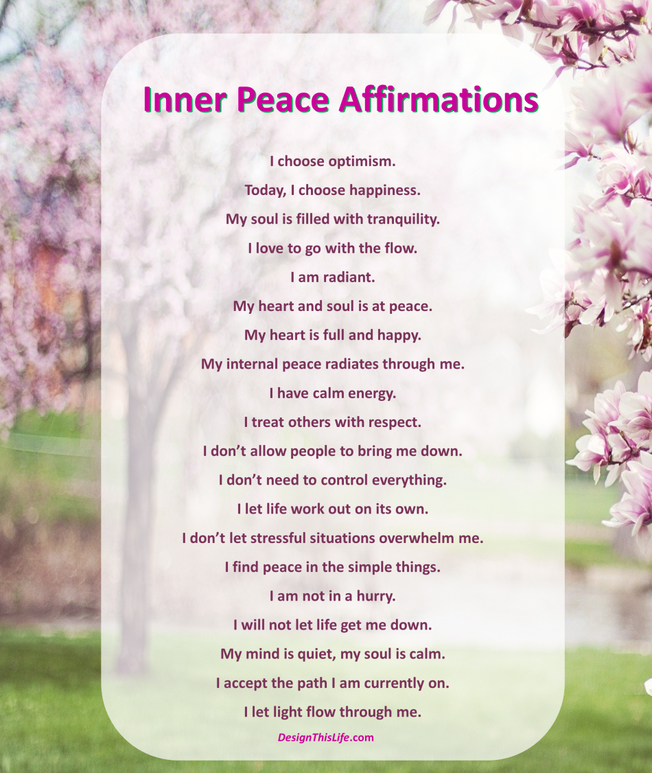 Inner Peace Affirmation